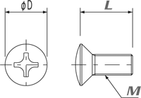 Polycarbonate Oval Head Screw (Phillips) M4 25mm (500pcs/bag)