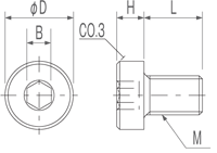 RENY Low-head Hexagon Socket Head Cap Screw M4 x 6mm (1000pcs)