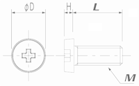 RENY Micro CHEMIS Type 3 Screws M1.4 - Length 2mm (100pcs)